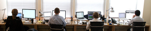 Mike, Dan, Joe, and Jason programming